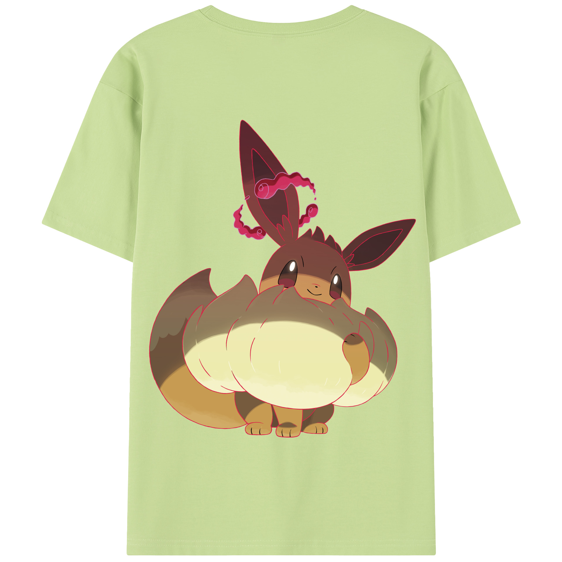 （画像用） ポケットモンスター Pokémon 綿100％半袖Tシャツ（背面プリント）